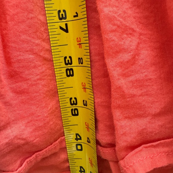 BODEN coral long sleeve lightweight tiered mini coverup dress sz 2XL - Picture 9 of 9